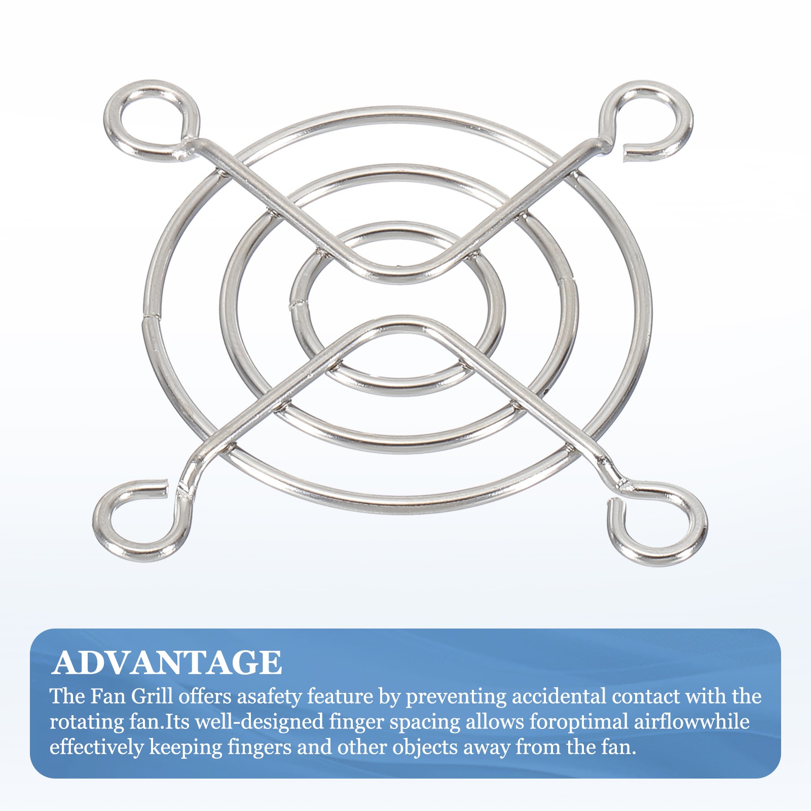Fan Grille 50mm, 6 Pieces 304 Stainless Steel for Protection