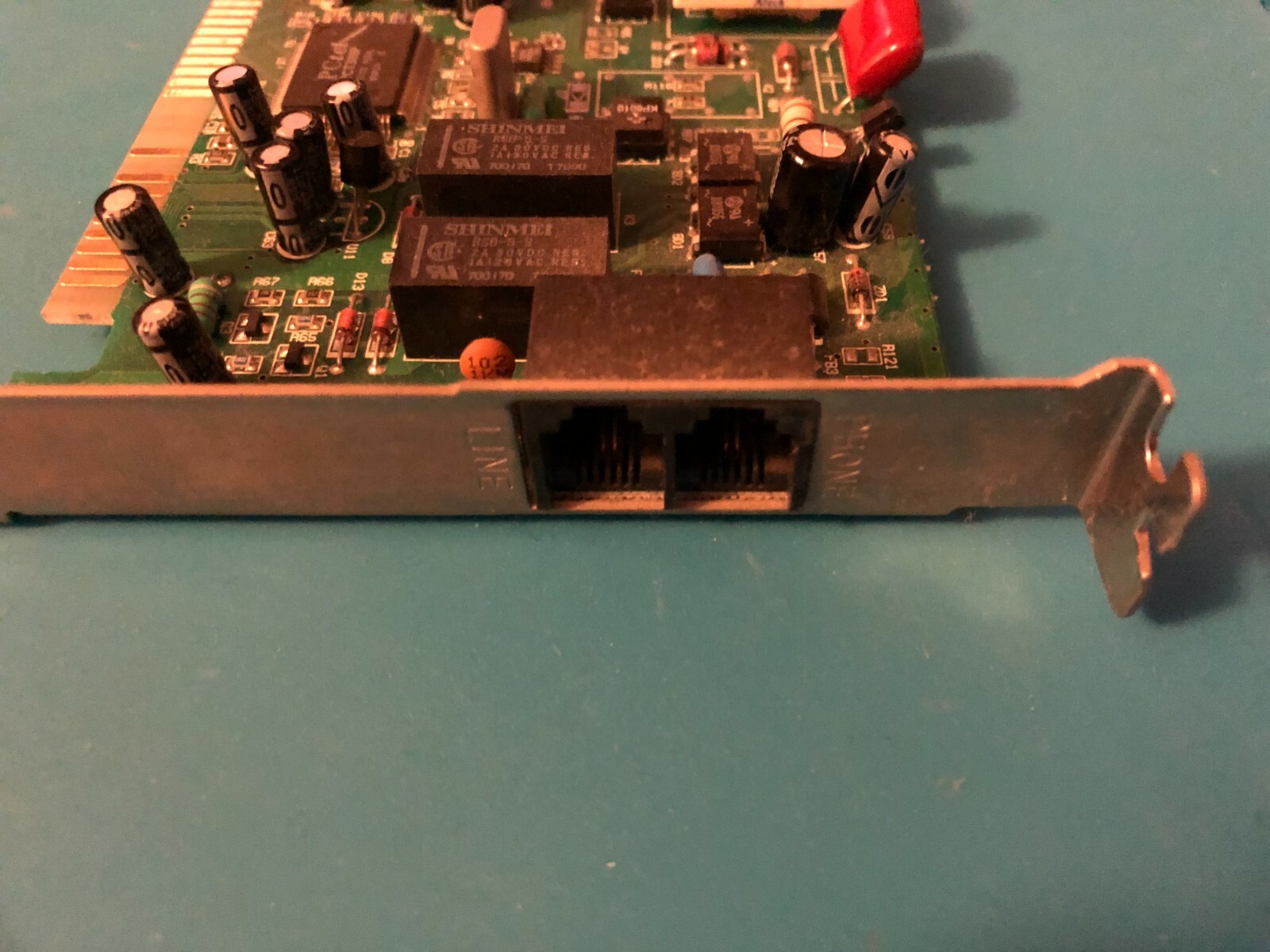 PCtel V1456VQH-P J-Mark ISA modem. PCT388P chipset