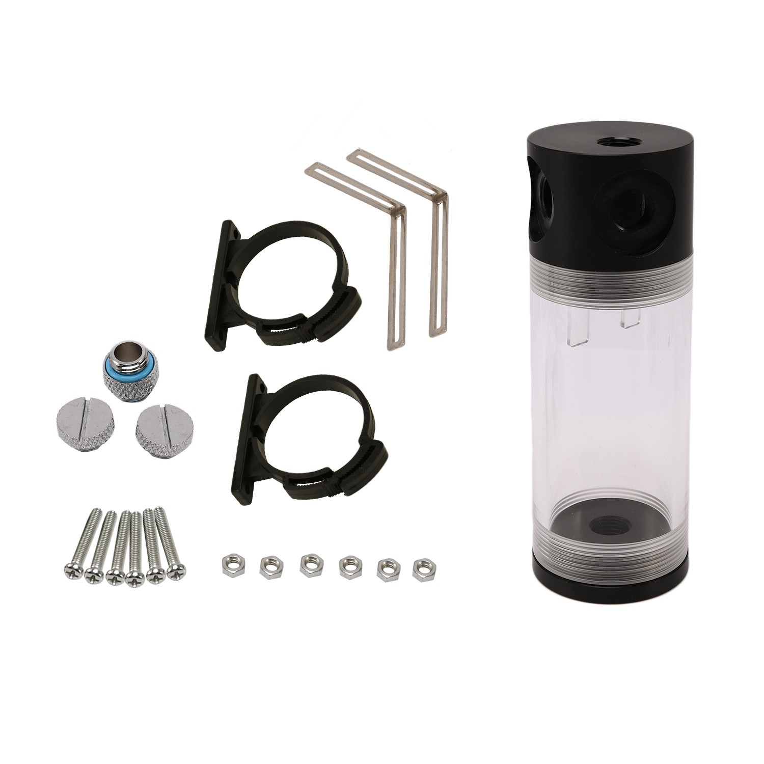Acrylic Cylinder Reservoir Water Tank G1/4 50Mm X 140Mm For Pc Liquid3029
