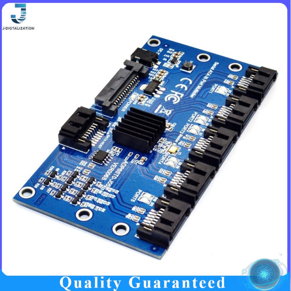 SATA 1 to 5 Ports Converter SATA 3.0 Adapter Card 1 to 5 3.0 Multiplier Riser