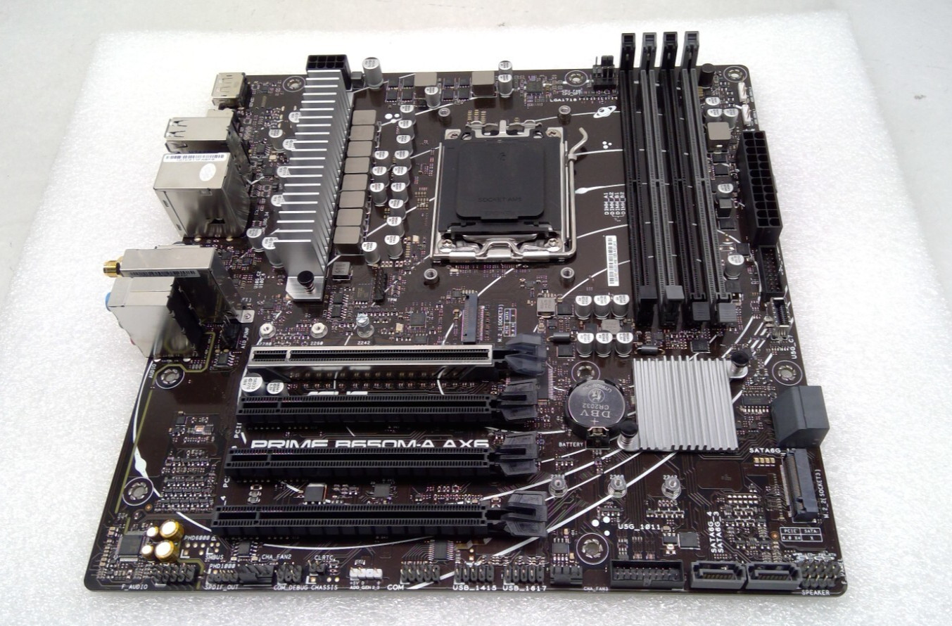 ASUS PRIME B650M-A AX6 AMD AM5 MicroATX Desktop Motherboard