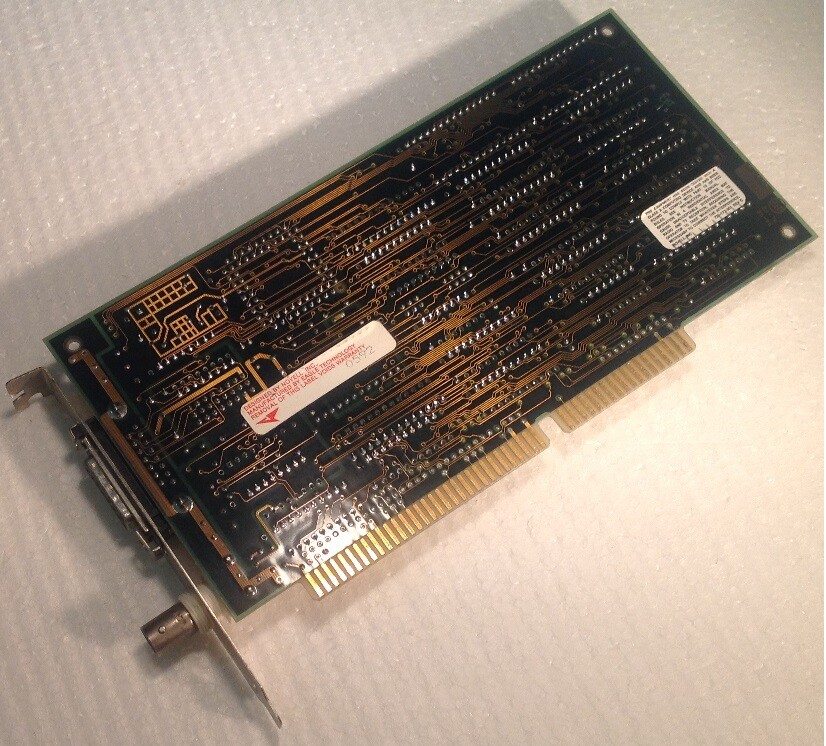(Lot of 2) Vintage IBM PC (Novell) Expansion/Network Card, Dual Connectors