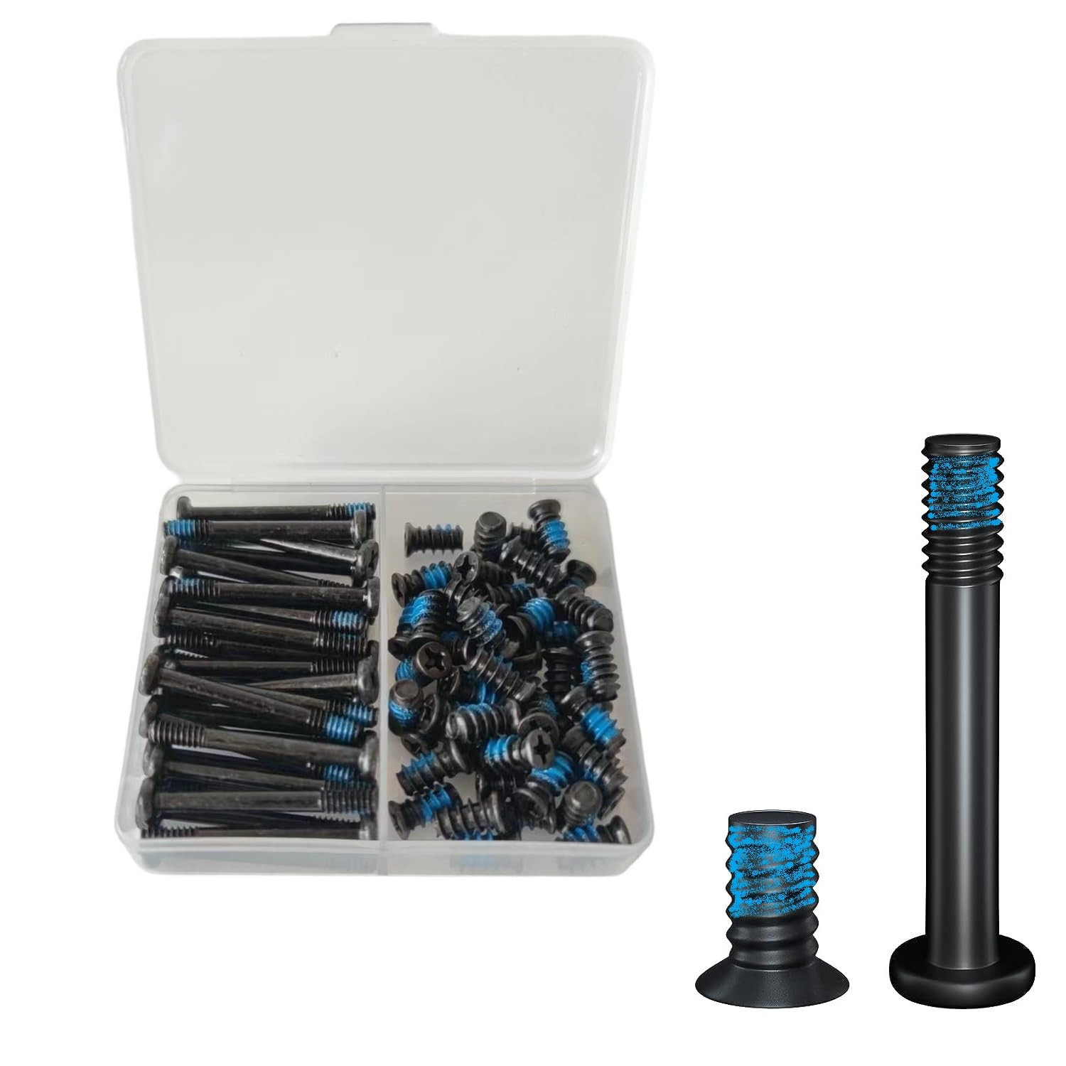 Case Fan Screws, AIO Cooler Fan Screws, Nylon Self Locking Screws, 30Mm Unc 6-32