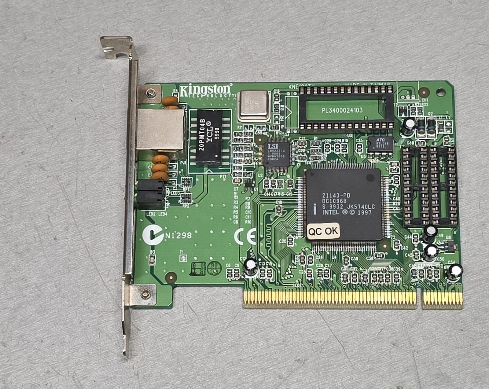 Kingston KNE100TX PCI 10/100 Fast Ethernet Network Interface Card