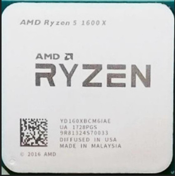 AMD CPU Ryzen 5 1600X 3.6 GHz Socket AM4
