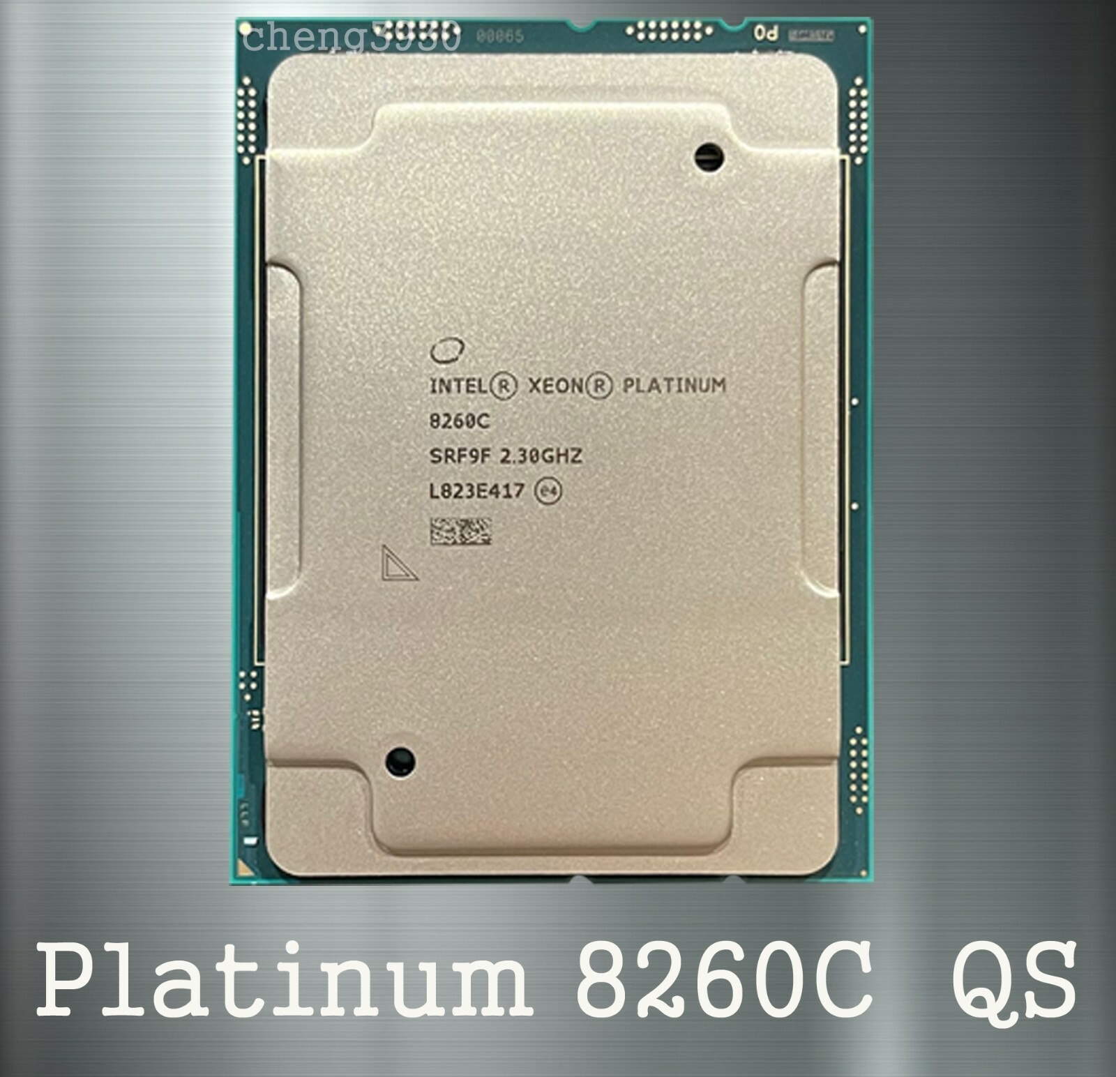 Intel Xeon Platinum 8260c srf9f 2.3ghz QS LGA3647 server processor CPU