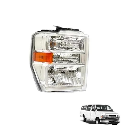 Headlight Assembly Replacement for 2008-2014 E150 E250 E350 E450 Superduty