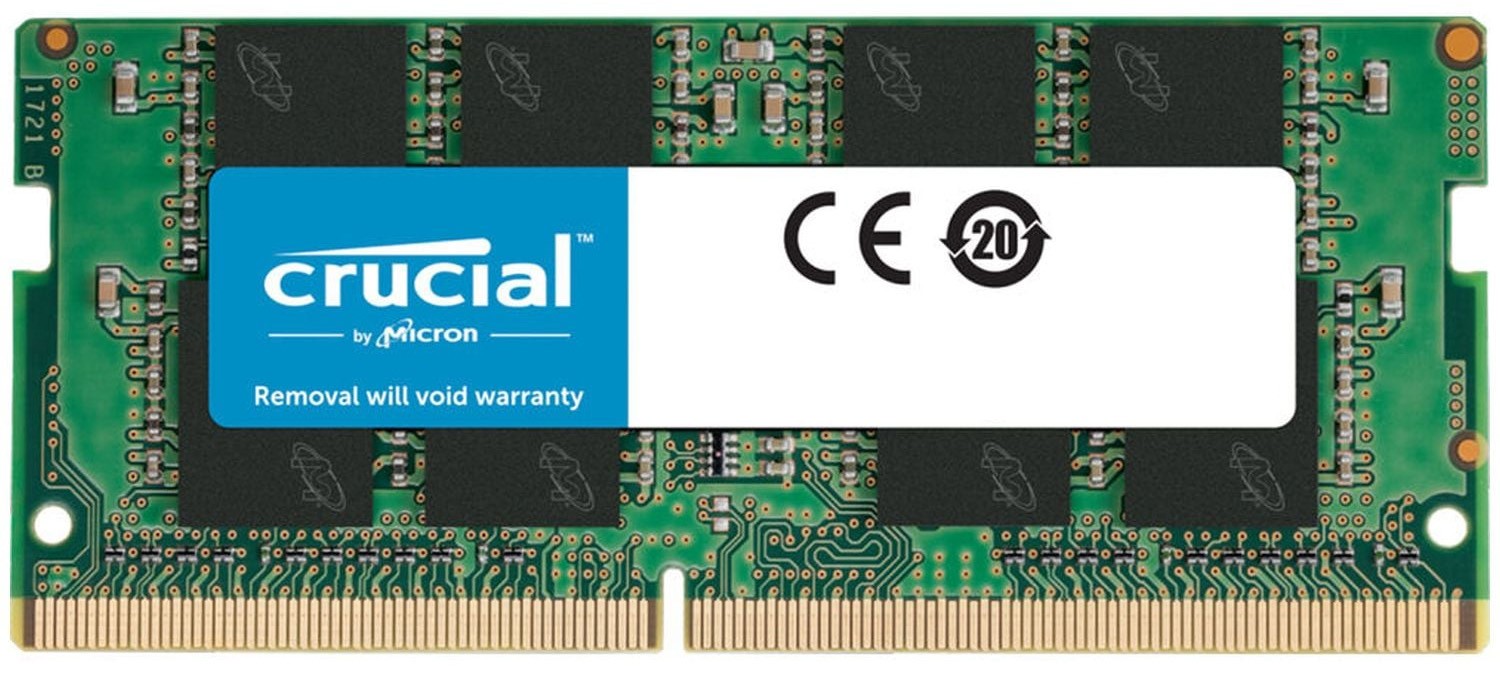 Crucial CT32G4SFD832A.C16FB 32GB DDR4 3200MHz PC4-25600 CL22 2Rx8 Non-ECC SODIMM