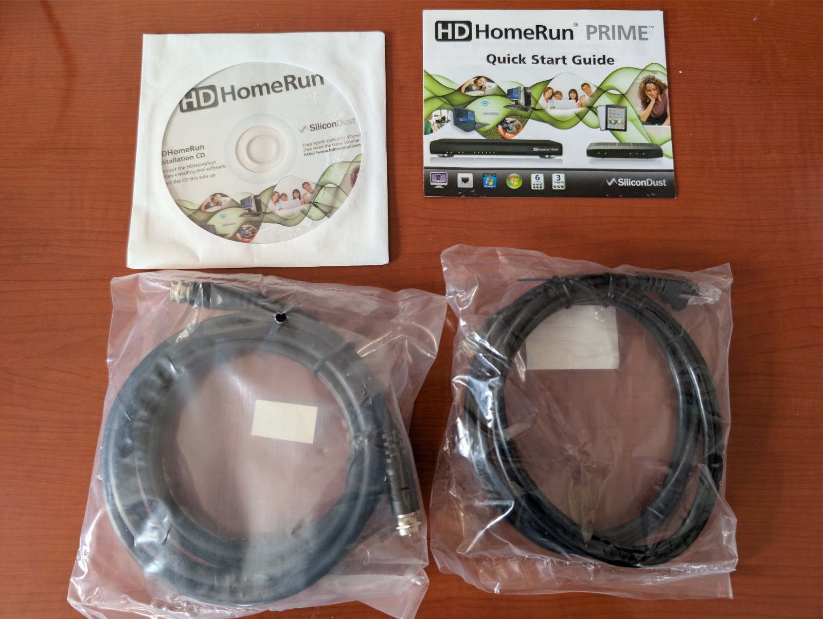HD HomeRun Prime US Cable Tuner HDHR3-CC – All Accessories Included