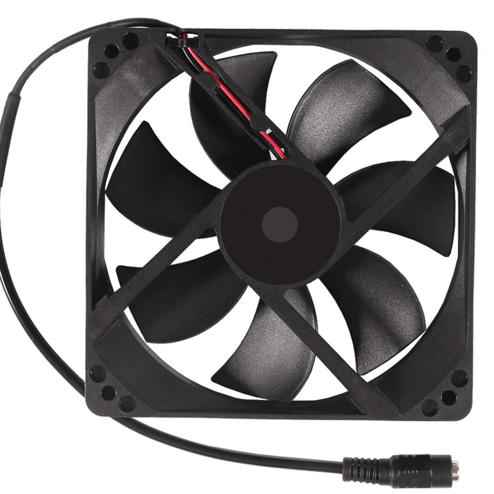 120mm x 25mm 110V 220V AC Powered Cooling Fan with Speed Controller 3V to 12V, 1