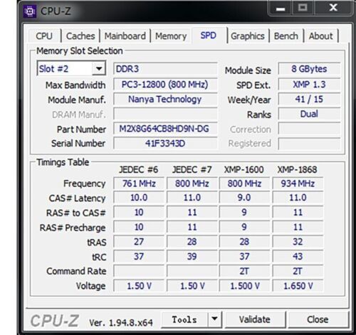 Crucial RAM 16GB Kit (2X8Gb) DDR3 1600 Mhz CL11 DIMM 240-Pin Non-ECC Memory RAM