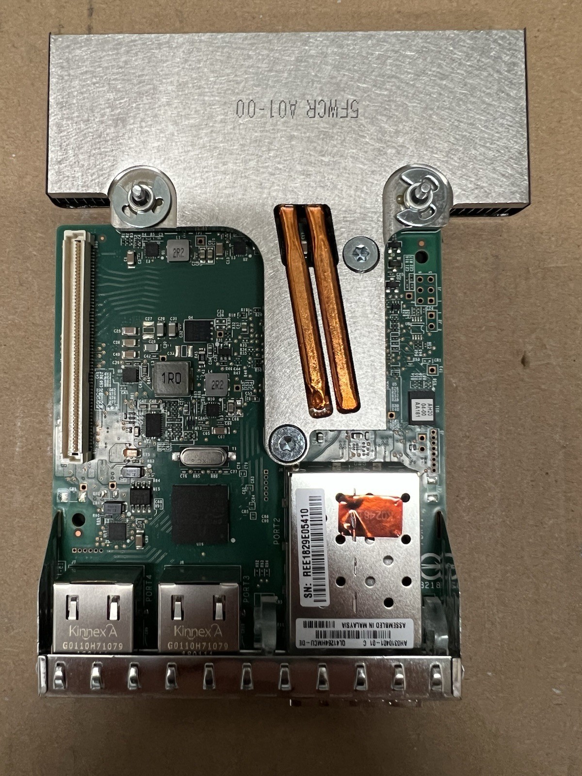 Dell 5V6Y4 Dell QLE41264 2x 10Gb SFP+ 2x 1Gb Ethernet Port Network Daughter Card