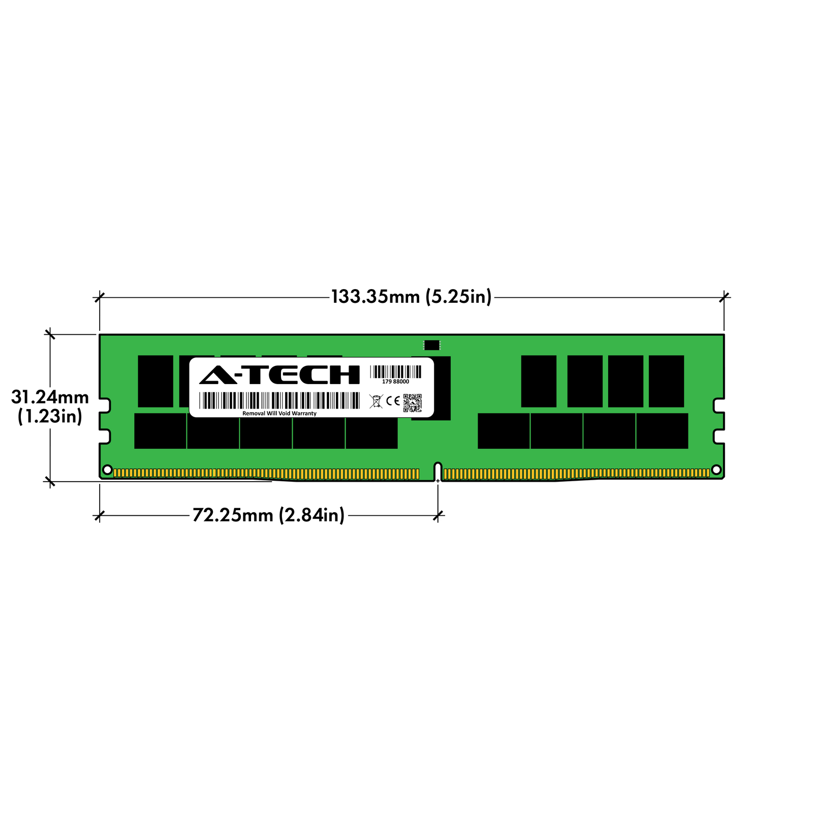 64GB 4x 16GB PC4-2133 RDIMM Supermicro X10DRi-T X10DRW-N X11DPH-I Memory RAM