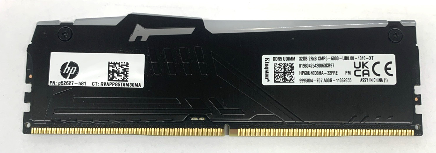 Kingston FURY Beast 32 GB (1x32GB) 288-Pin 6000 MHz DDR5 PC Memory HP P52627-81