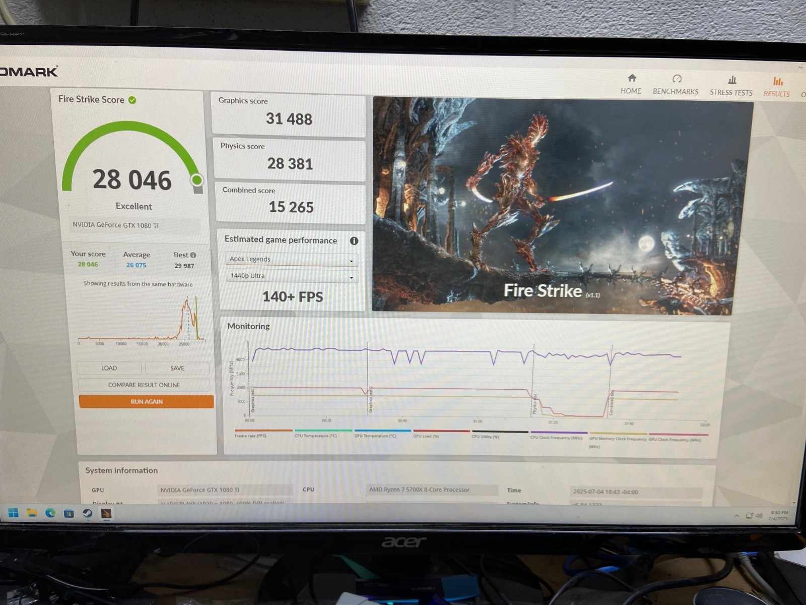 Budget Gaming PC, GTX 1080 TI 11gb, R7 5700x, 16GB RAM, 3 TB M.2