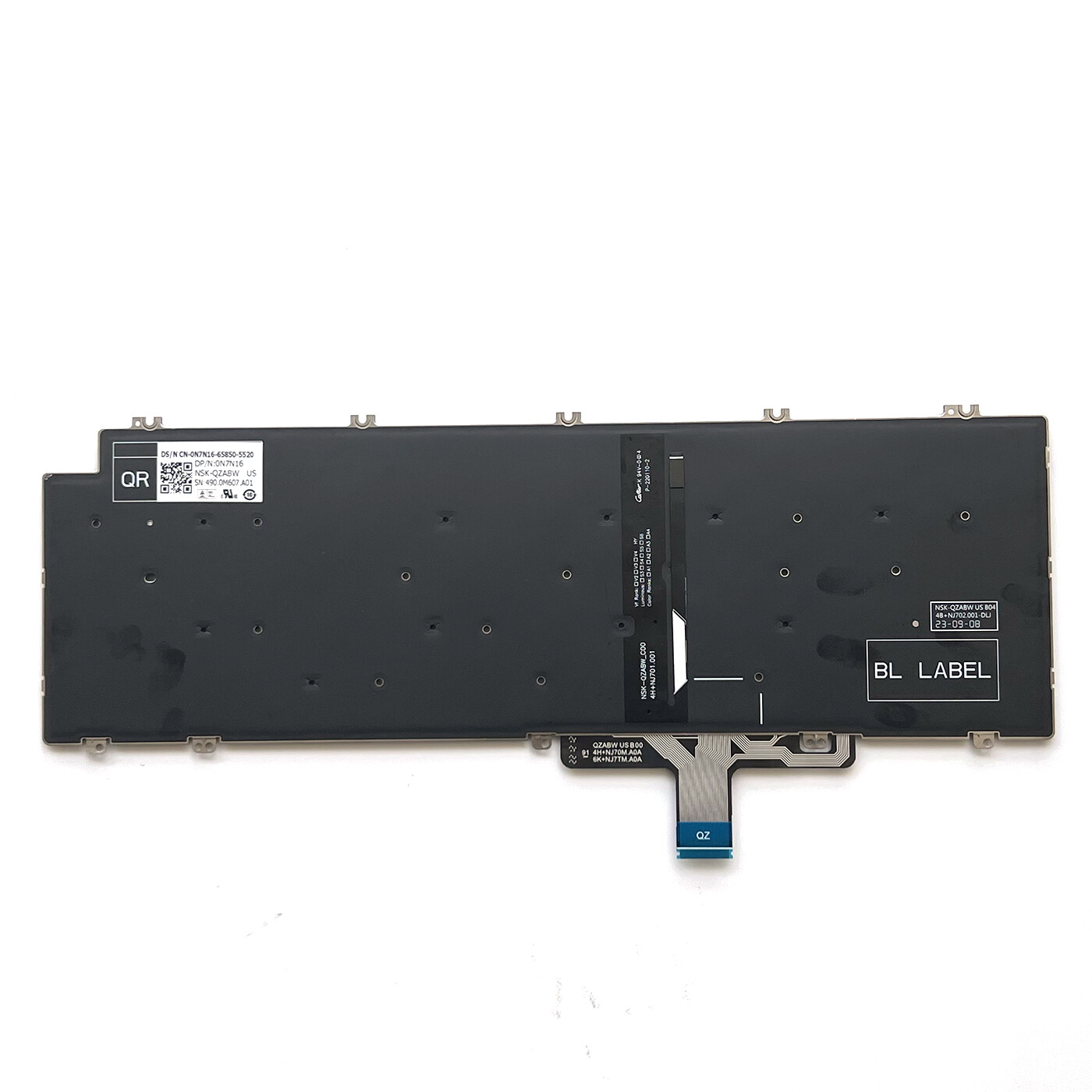 US Keyboard Backlit for Dell Latitude 5520 5521 Precision 3560 3561 0N7N16-USK