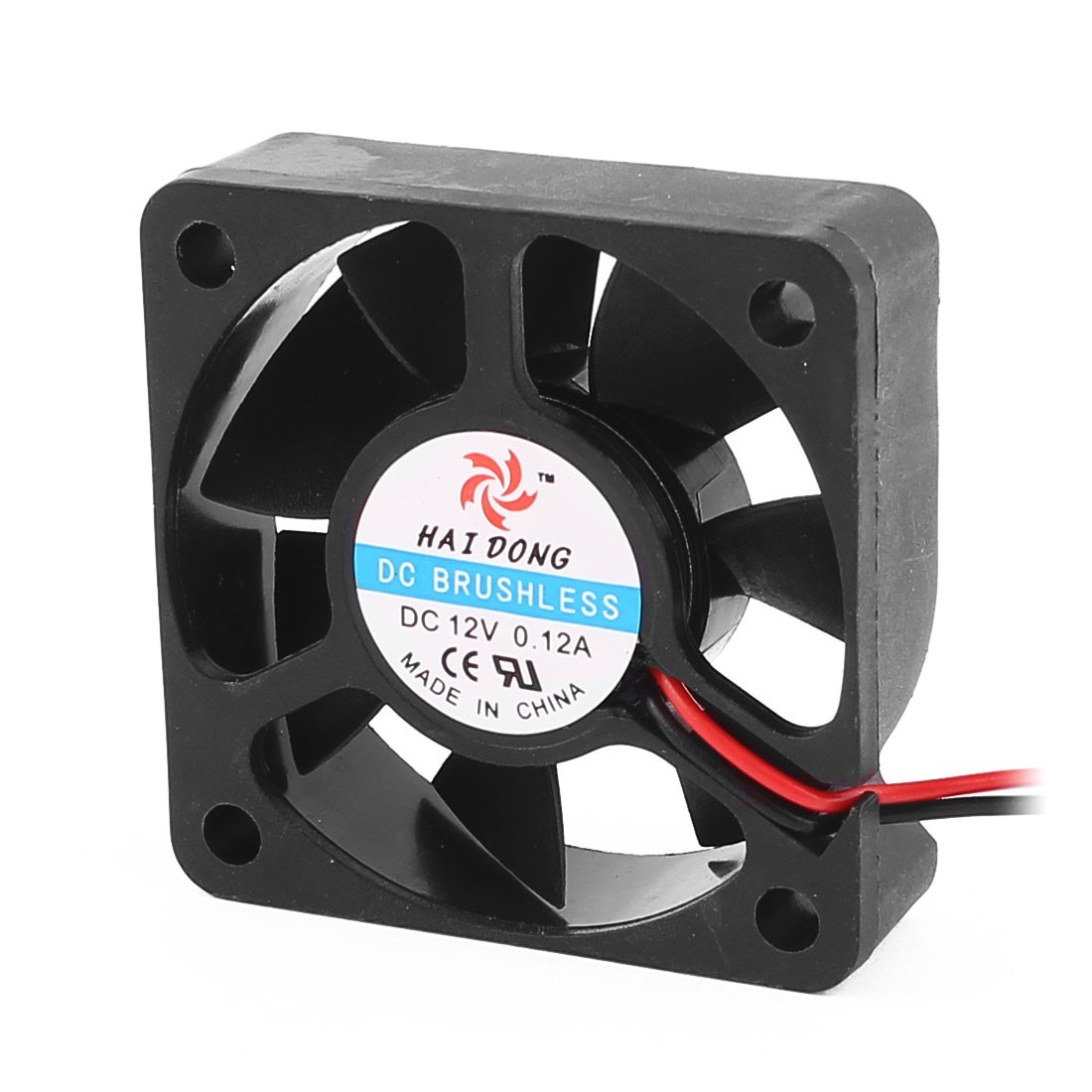 DC 12V 0.12A 50x50x15mm 7 Vanes PC CPU Computer Cooling Fan Metal Mesh