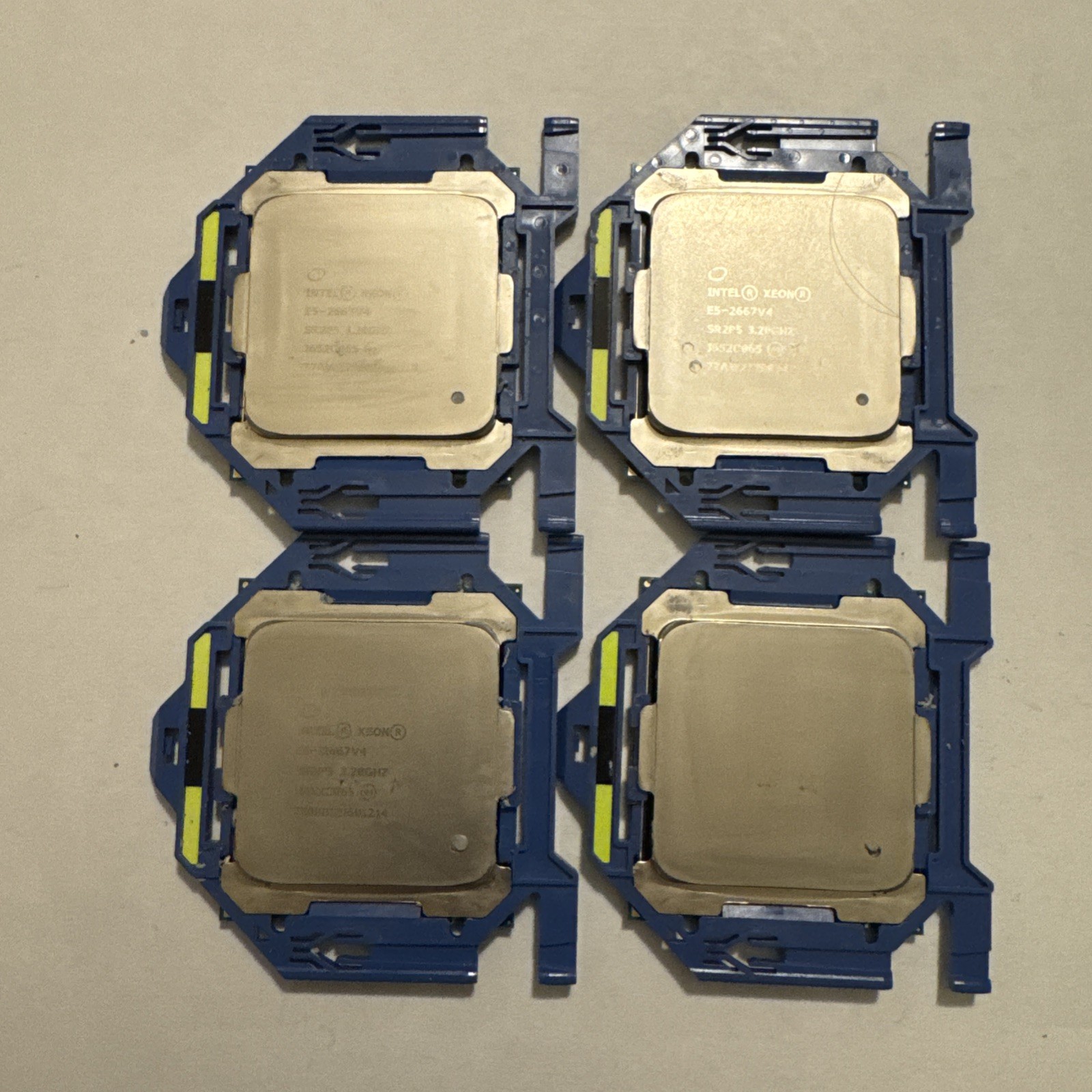Intel Xeon E5-2667 V4 SR2P5 3.2GHz 8-CORE 25MB 135W CPU x4 All Matching!