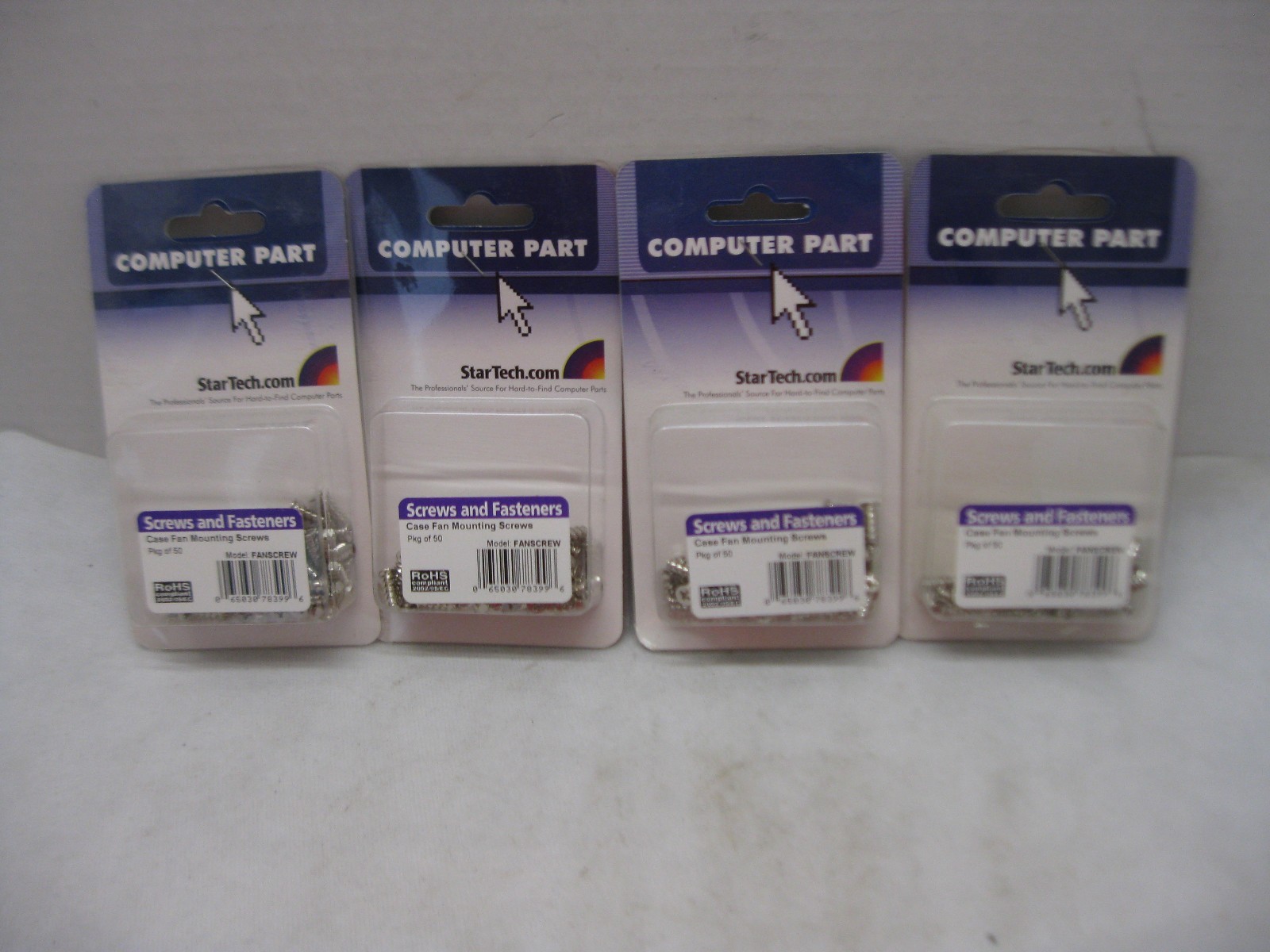 Star tech Case Fan Mounting Screws lot of 200 Brand New original packing