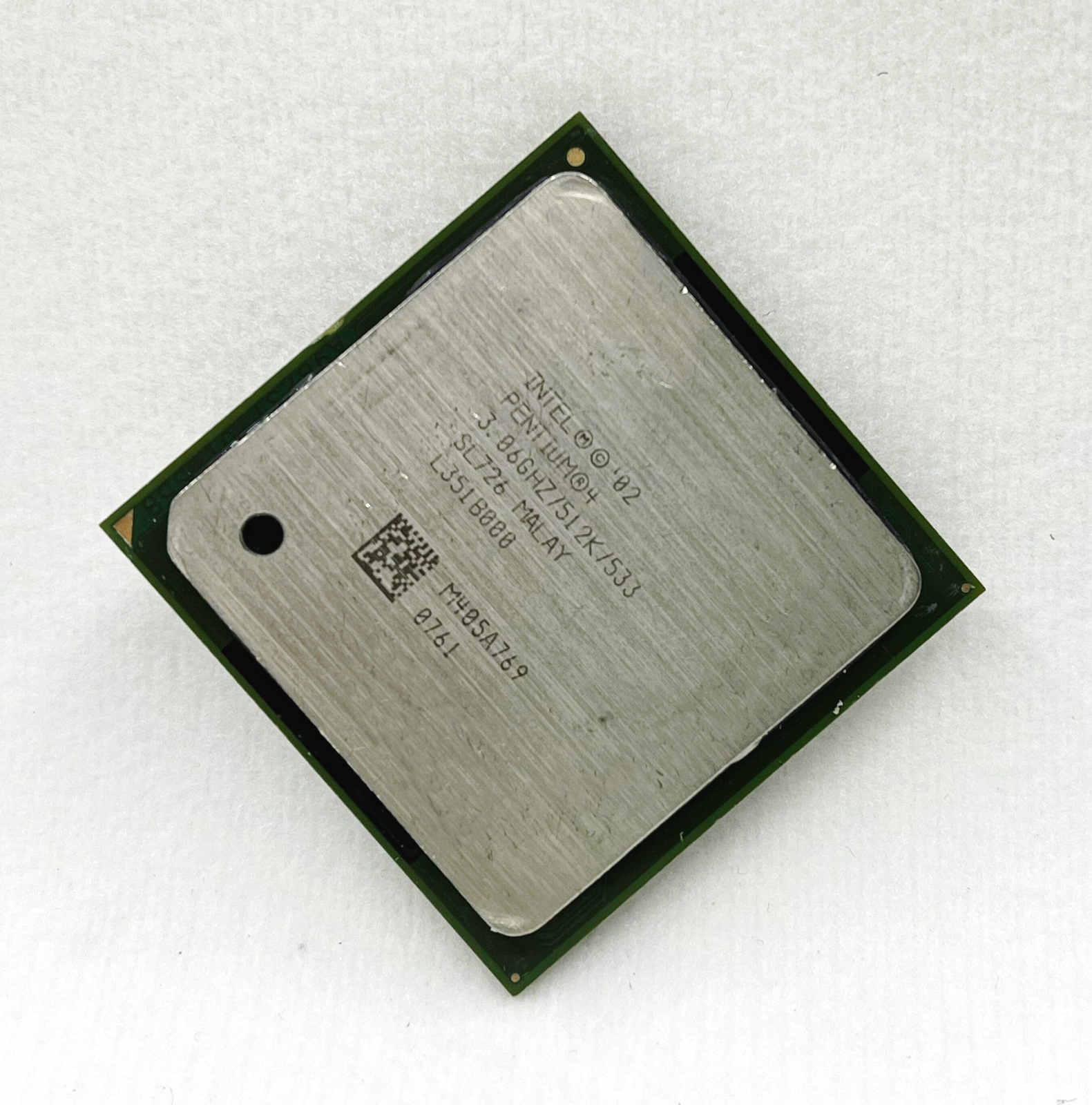 Intel Pentium 4 CPU SL726 3.0GHz 512KB 533MHz 478 processor .Testing