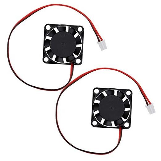 2 Pack 25mm 5V Fan – Mini 25x25x7mm 2-Pin Brushless DC Cooling Fans for Aroma