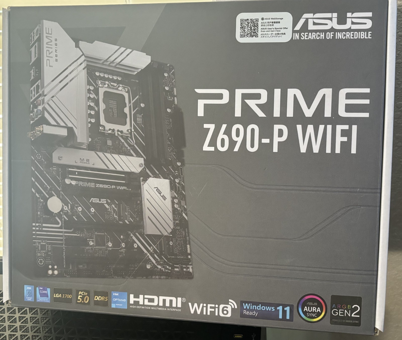 ASUS Prime Z690-P WiFi LGA 1700 ATX Intel Motherboard
