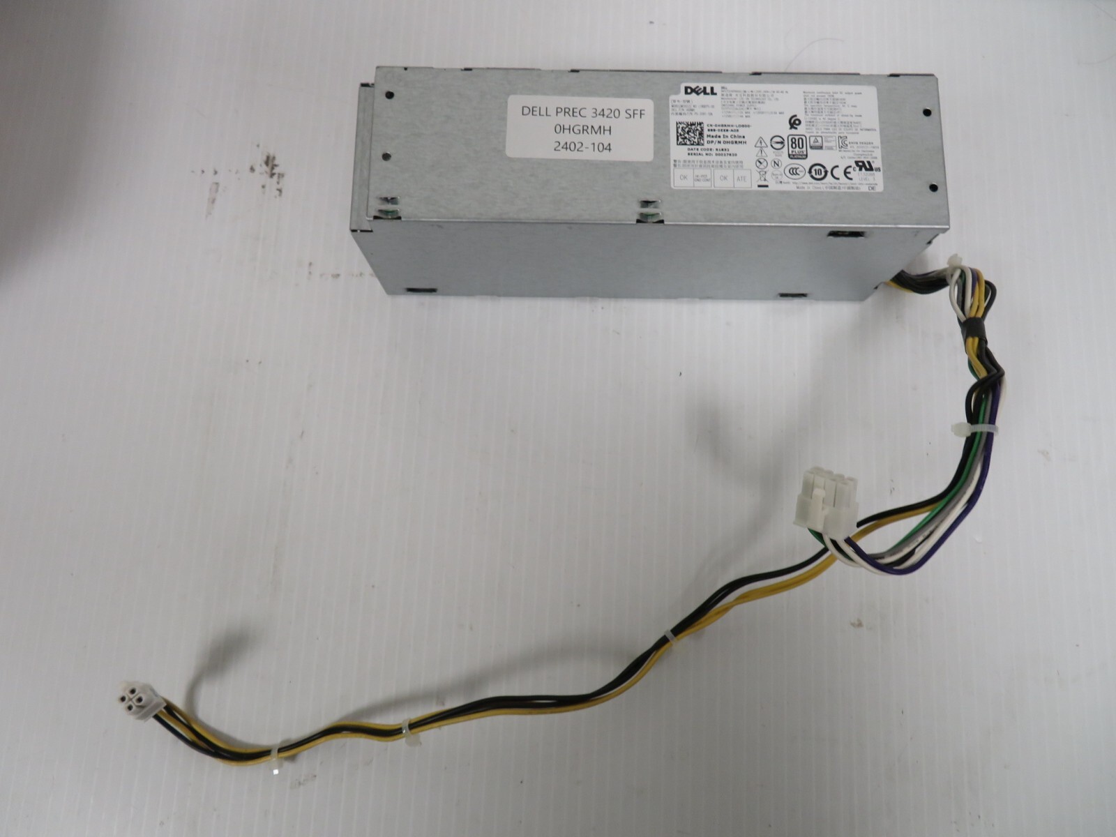 Dell Precision 3420 SFF Small Form Factor 180 Watt Power Supply HGRMH 0HGRMH
