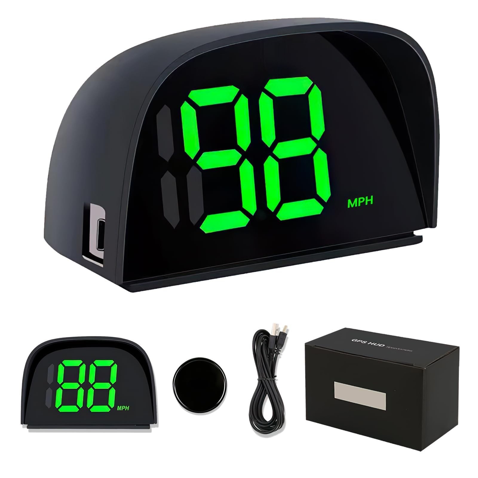 GPS Digital Speedometer for Car MPH Golf Cart Universal HUD Speed Meter with