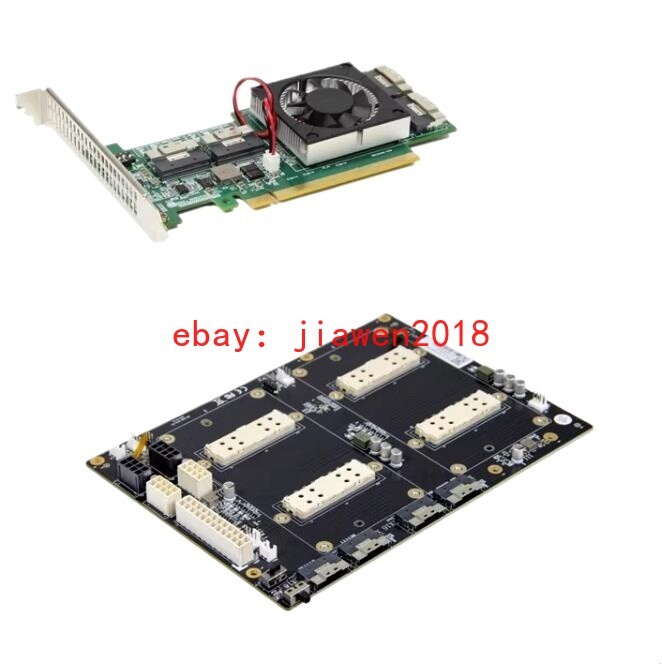 PLX8749 + NVIDIA V100 SXM2 300G NVlink interconnect Dual Card 2*SXM2 Adapter
