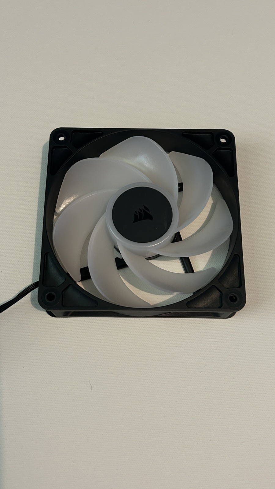 CORSAIR – RS120-R ARGB 120mm PWM Reverse Case Fans Triple Pack – Black