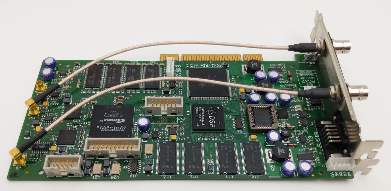 Altera Stratix EVS PCX2 Rev A1 XNet2 540/1500 In Out MPEG PCI Video Capture Card