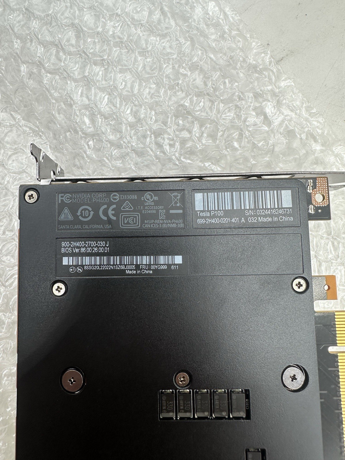 Nvidia Tesla P100 Graphics Card- 699-2H400-0201-401