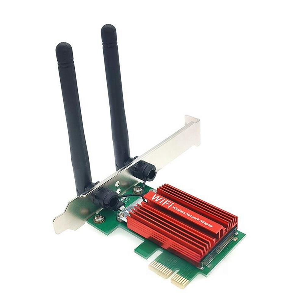 600Mbps Card Dual-Band 2.4G/5G Internal Card for Desktop PC PCIe Wi-Fi5556