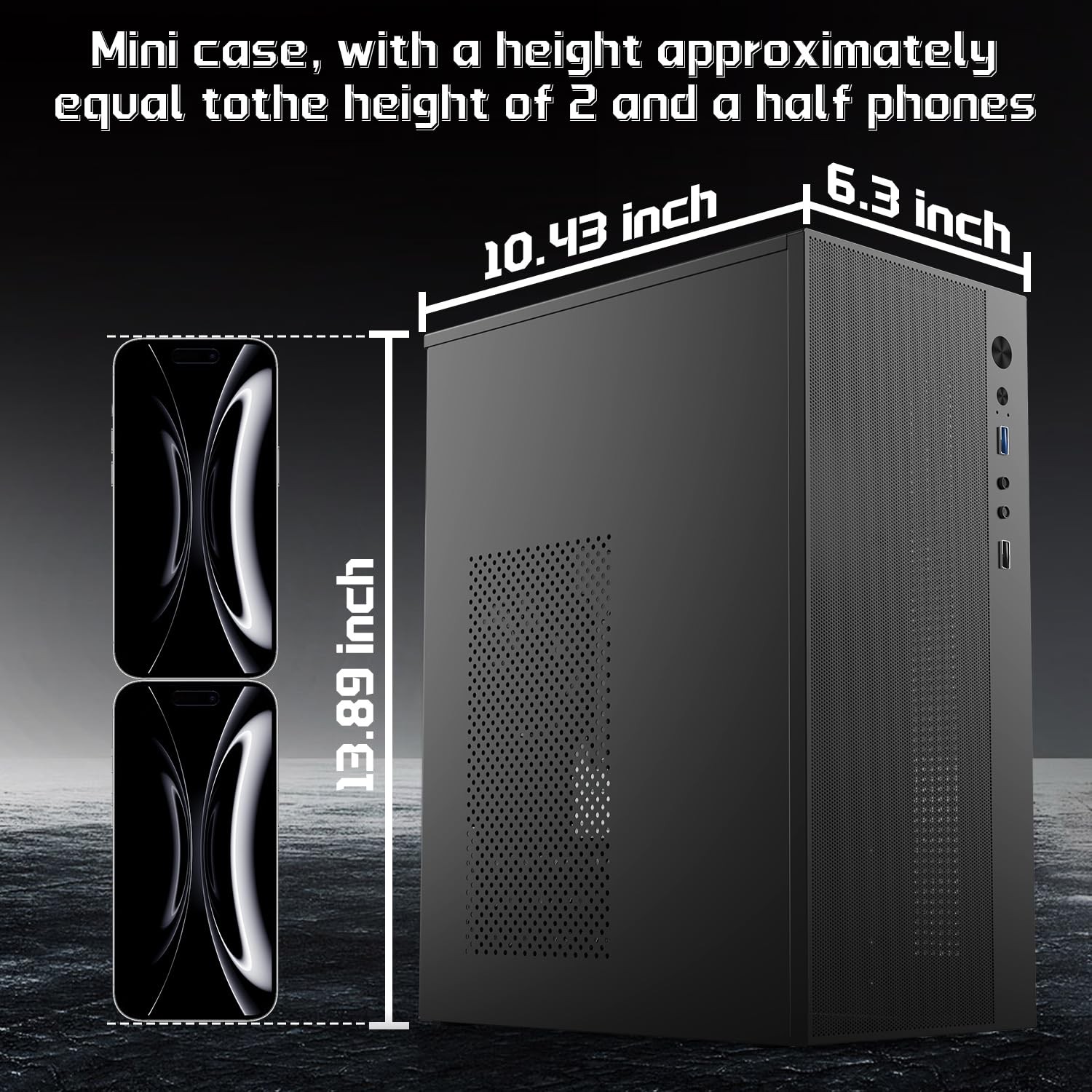 Micro ATX case, Mini itx case with USB3.0, USB2.0 I/O Port,&Standard ATX PSUs…
