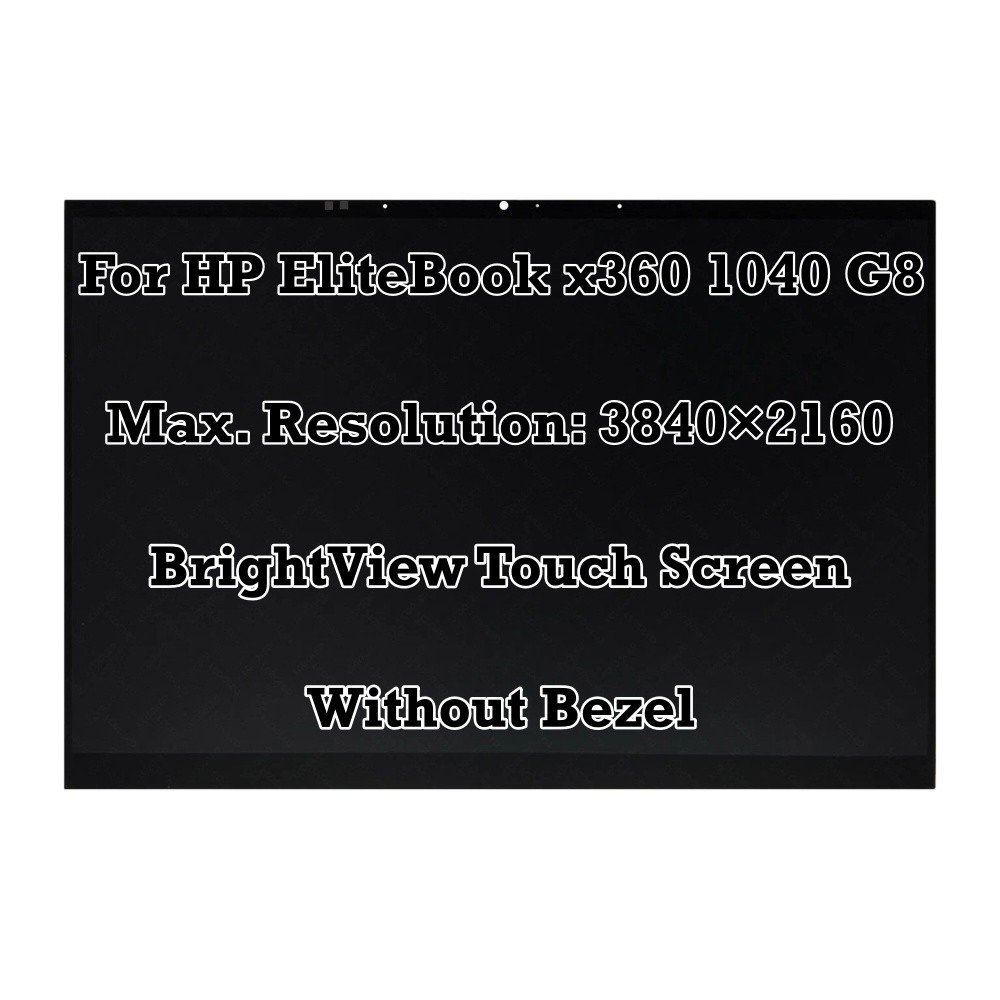 14″ For HP EliteBook x360 1040 G8 LCD Touch Screen Complete Assembly Replacement