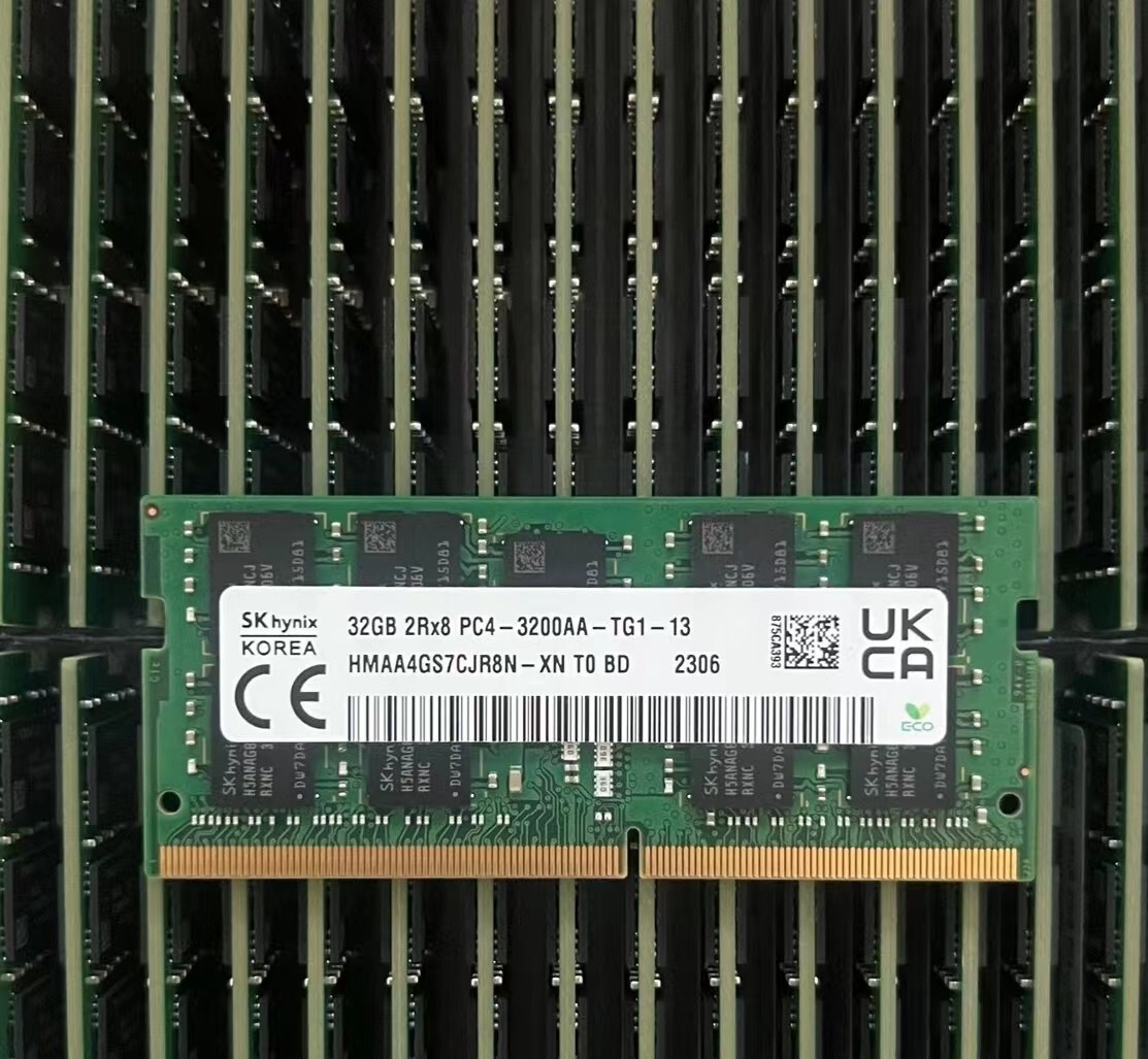 SK Hynix 32GB DDR4 3200 Laptop ECC SODIMM RAM PC4-3200AA-TG1 for DELL HP Lenovo