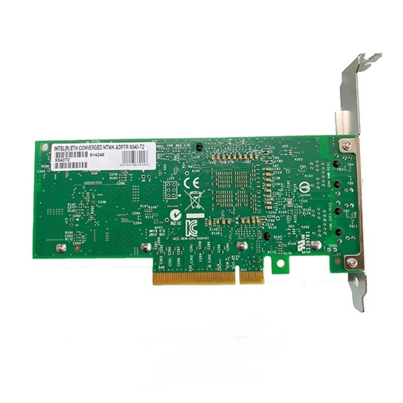540AT2 RJ45 Dual-Port 10 Gigabit Network Card for NAS, 10G PCIe Desktop