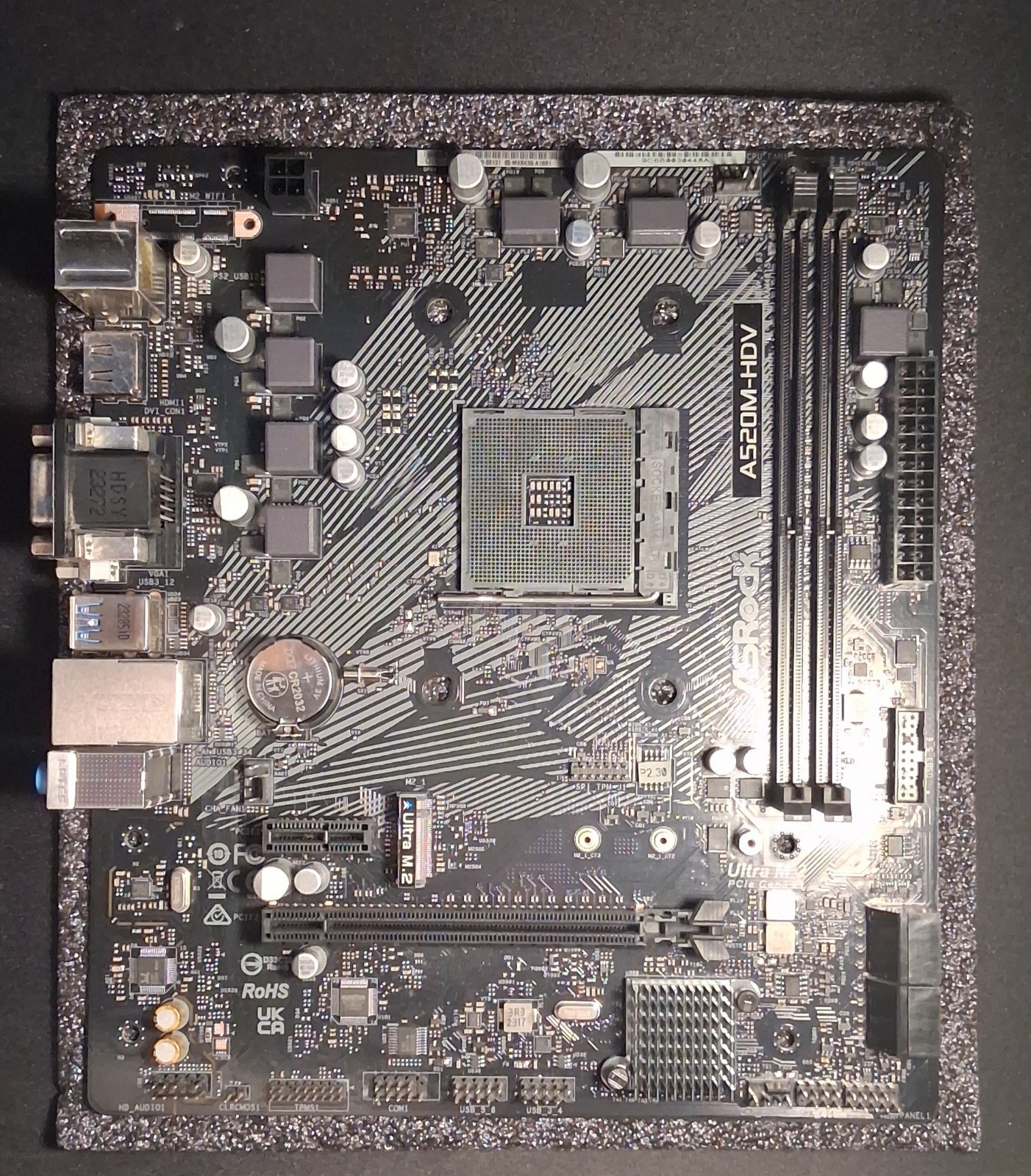 ASRock AA520M-HDV AMD Socket Am4 Micro ATX Motherboard