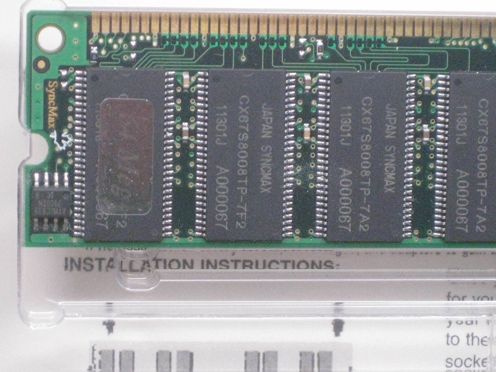 vintage CPU Computer Memory SpecTek SyncMax PC-133 Upgrade PNY ?