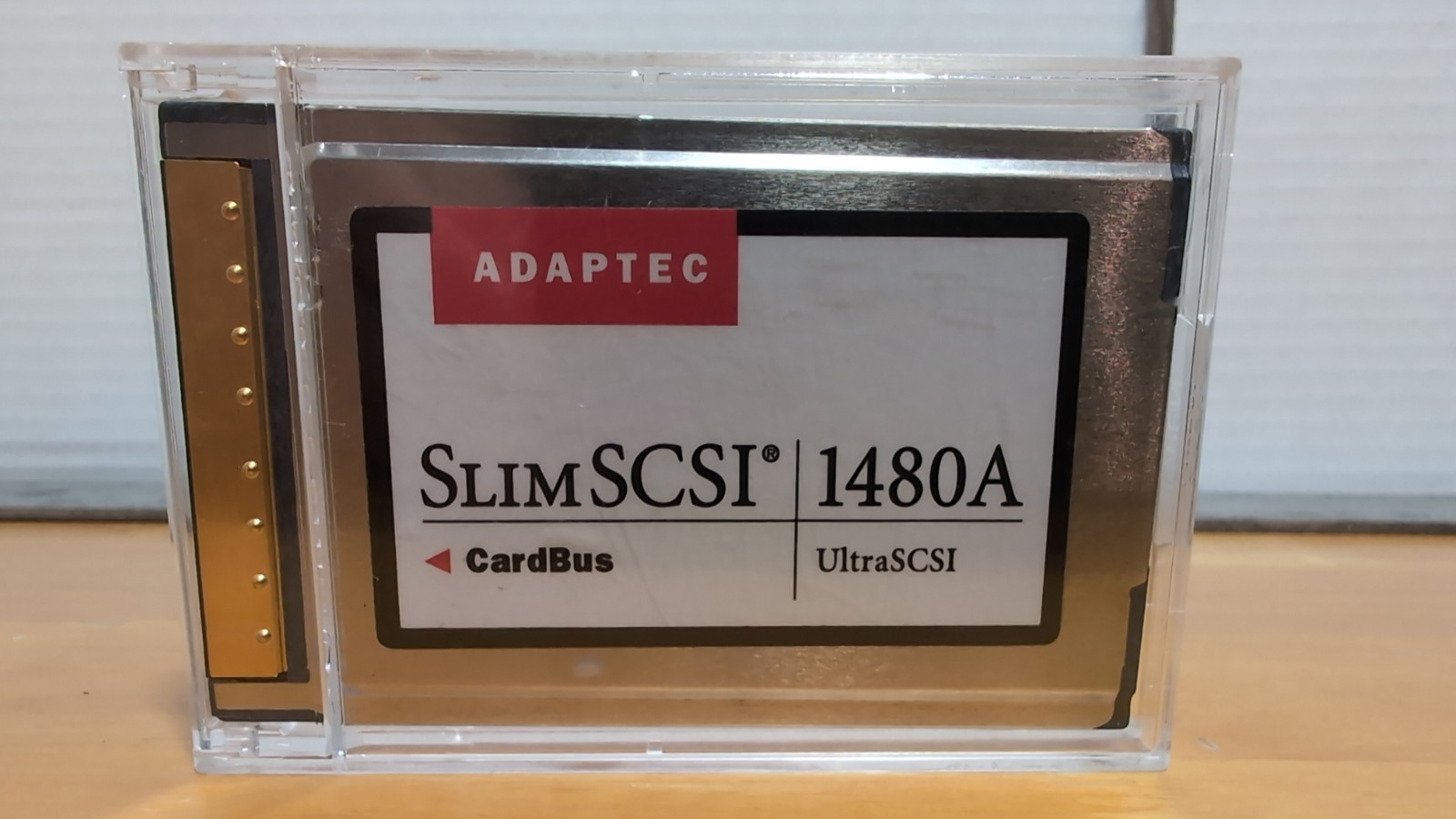 Adaptec SlimSCSI 1480A CardBus UltraSCSI Interface Card Vintage Laptop