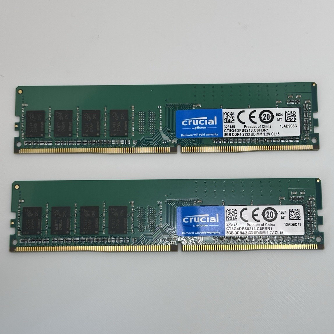 Crucial 16GB (2x8GB) DDR4-2133 PC4-17000 288-Pin UDIMM Non-ECC