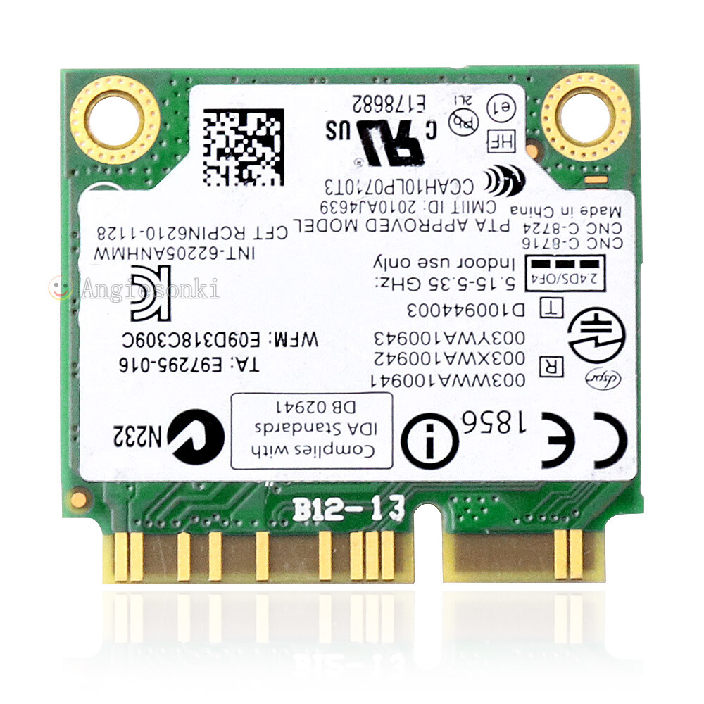 Intel 6205ABGN WiFi Adapter for HP EliteBook 8460w 8560w 8760w 8560p 631954-001