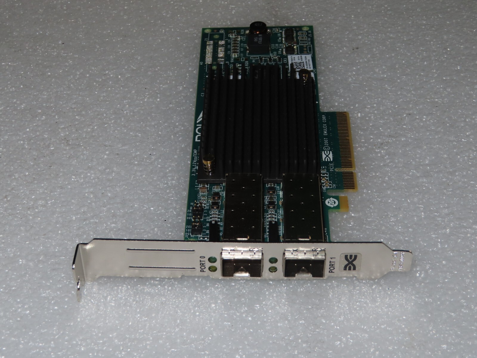 DELL C856M / 0C856M Emulex Dual Port PCI-e HBA Network Adapter Card