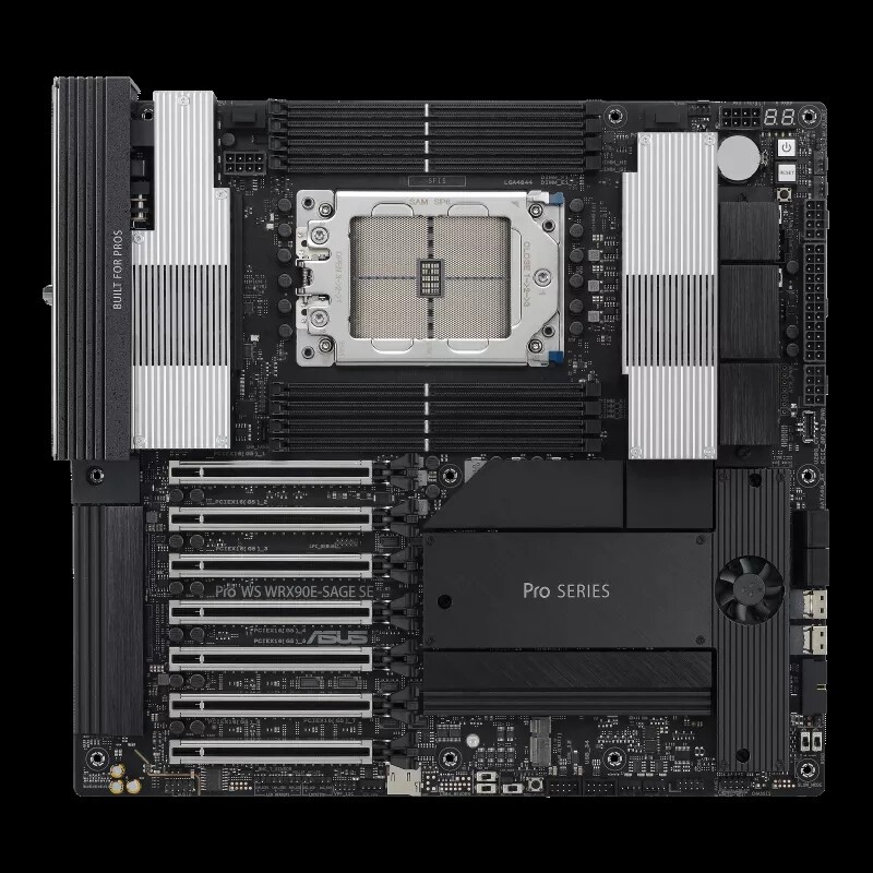 ASUS PRO WS WRX90E-SAGE SE Socket sTR5 AMD WRX90 DDR5 SSI EEB Motherboard