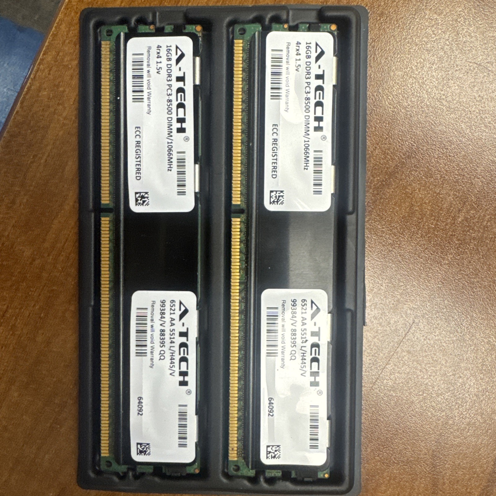 32 GB DDR3 PC3-8500 DIMM/1066MHz 4r X4 1.5V A-Tech (2x16gb)