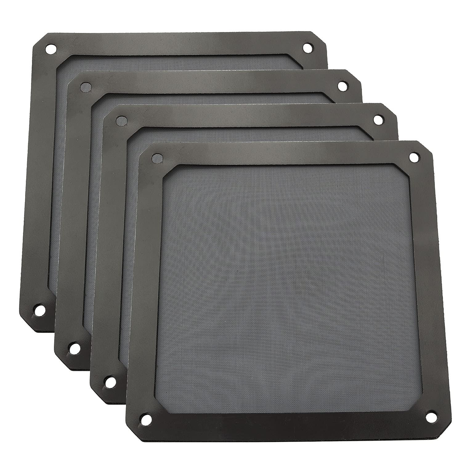 4Pcs 120Mm PC Fan Dust Filter Magnetic Frame Computer Fan Grills Dust Mesh PC Co