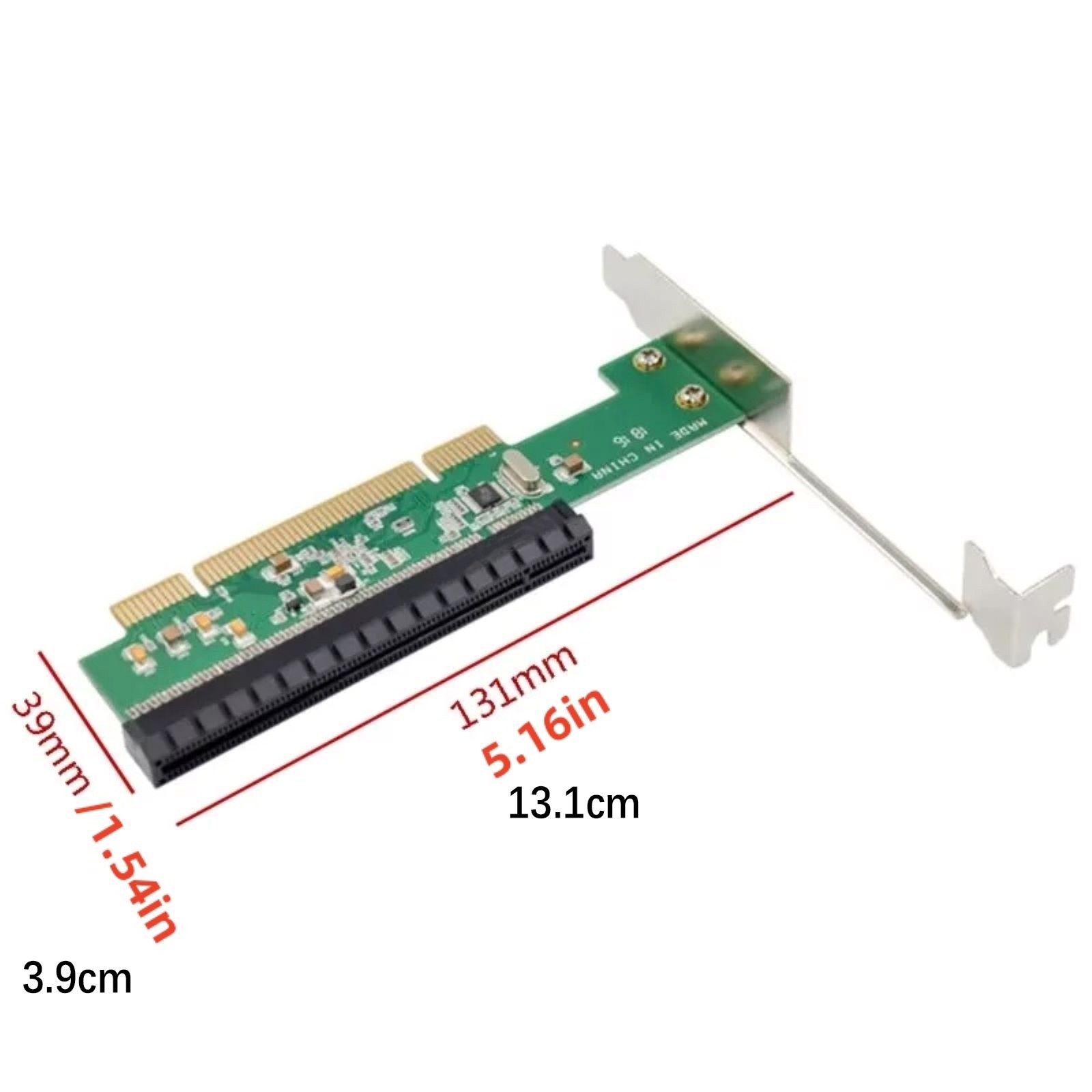Plug&play PCI to PCI Express x16 Conversion Card PCI-E Bridge Expansion Card