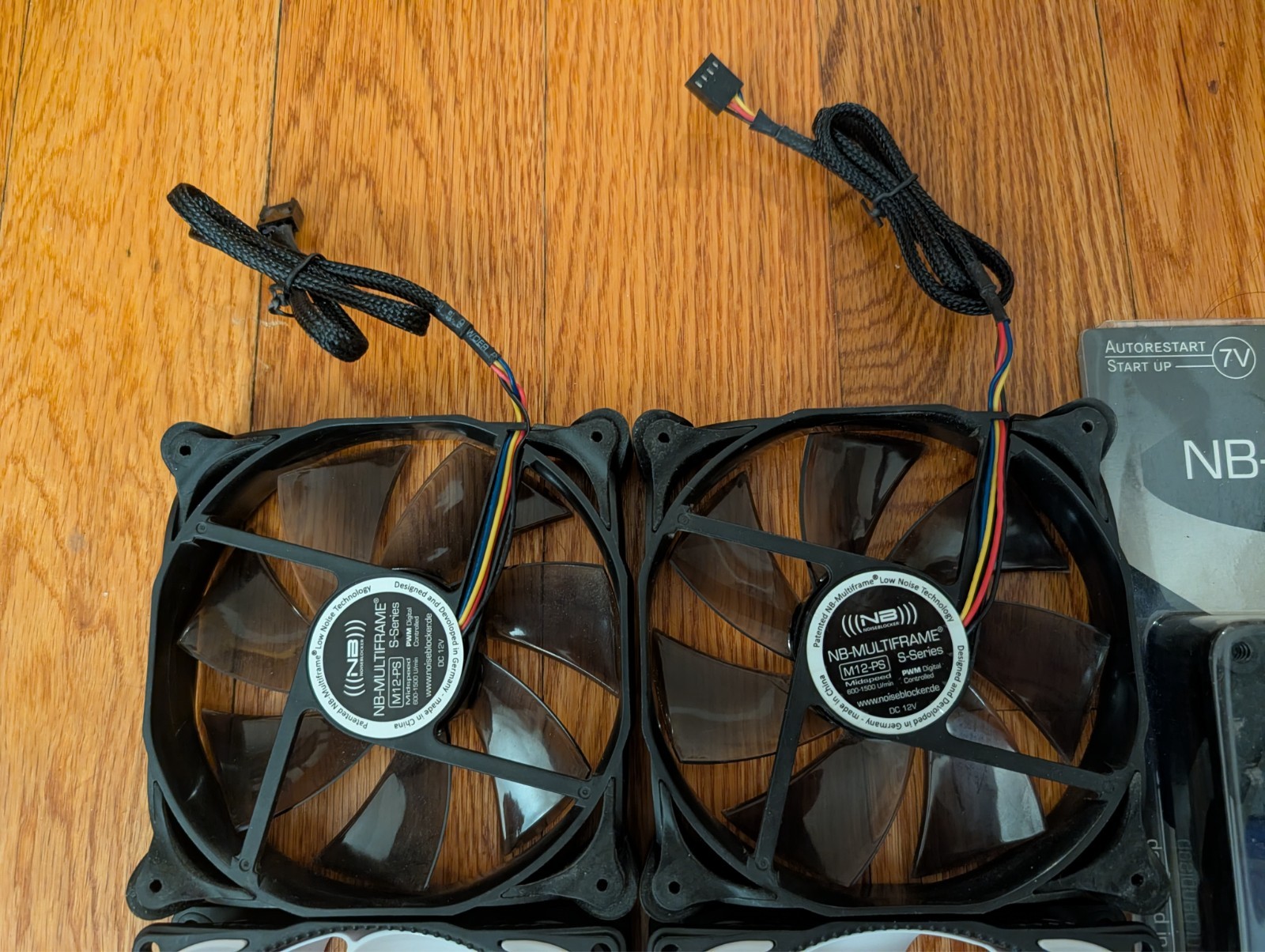 Noiseblocker Premium Fan Bundle (5 Fans) – 2x MultiFrame 2x eLoop 1x XK-1 140mm