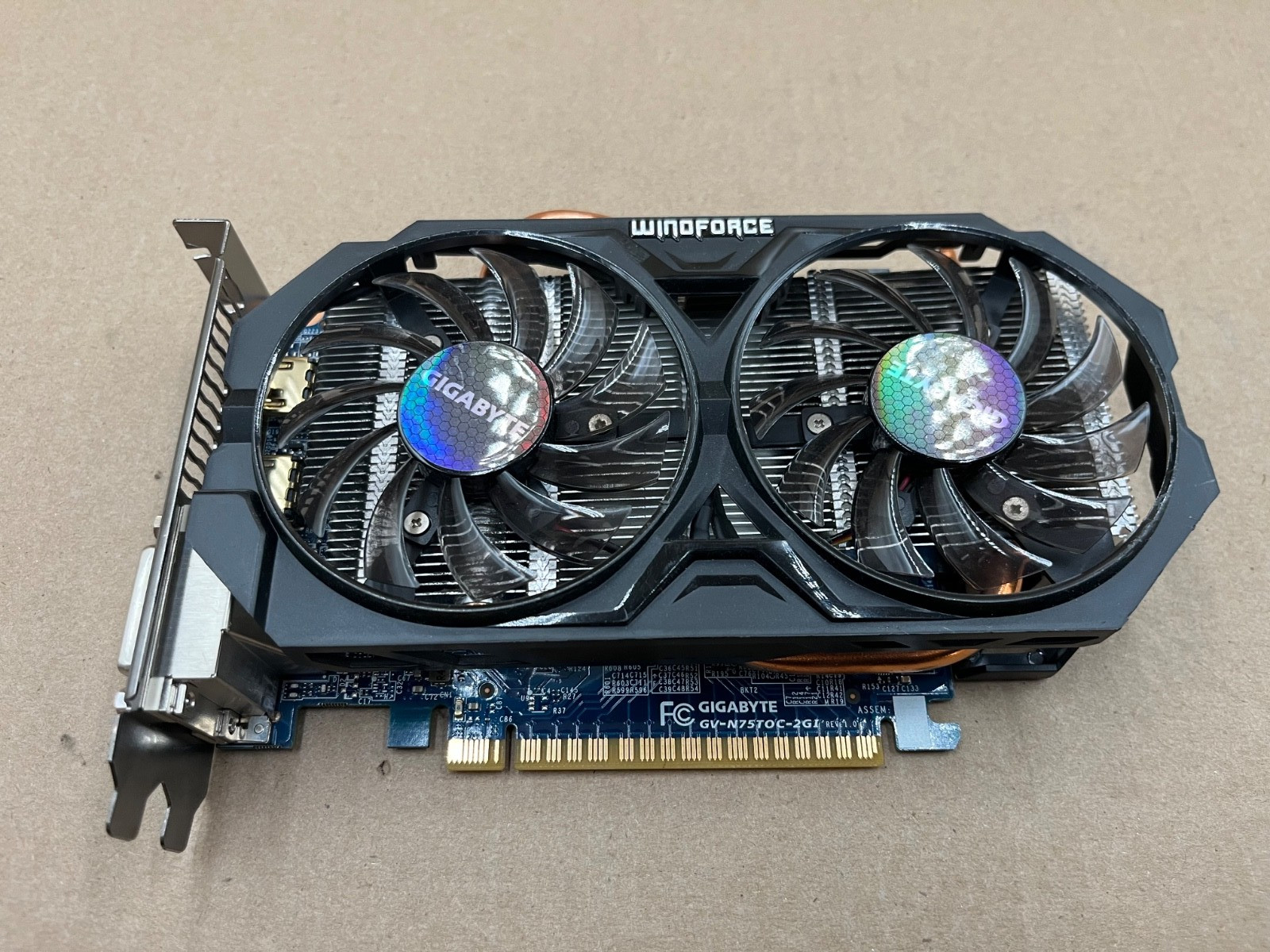 GIGABYTE GEFORCE GTX 750TI VIDEO CARD GV-N75TOC-2GI