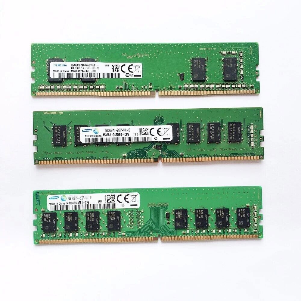 Samsung DDR4 4GB 8GB 16GB RAM 2400 Desktop Memory PC4-19200 PC4 21300 PC4-25600